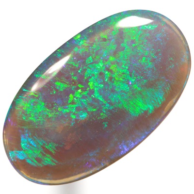 SOLID CRYSTAL OPAL Sparkling brilliant green dances SEE VIDEO